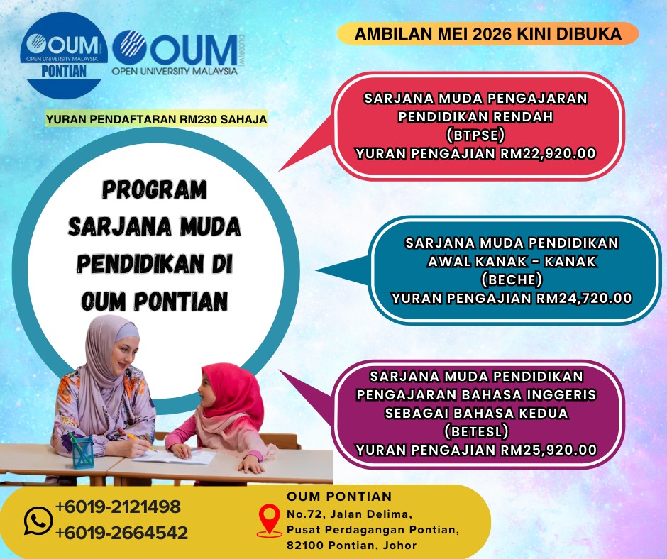OUM Pontian - Impian jadi pendidik bermula di sini!... | Facebook