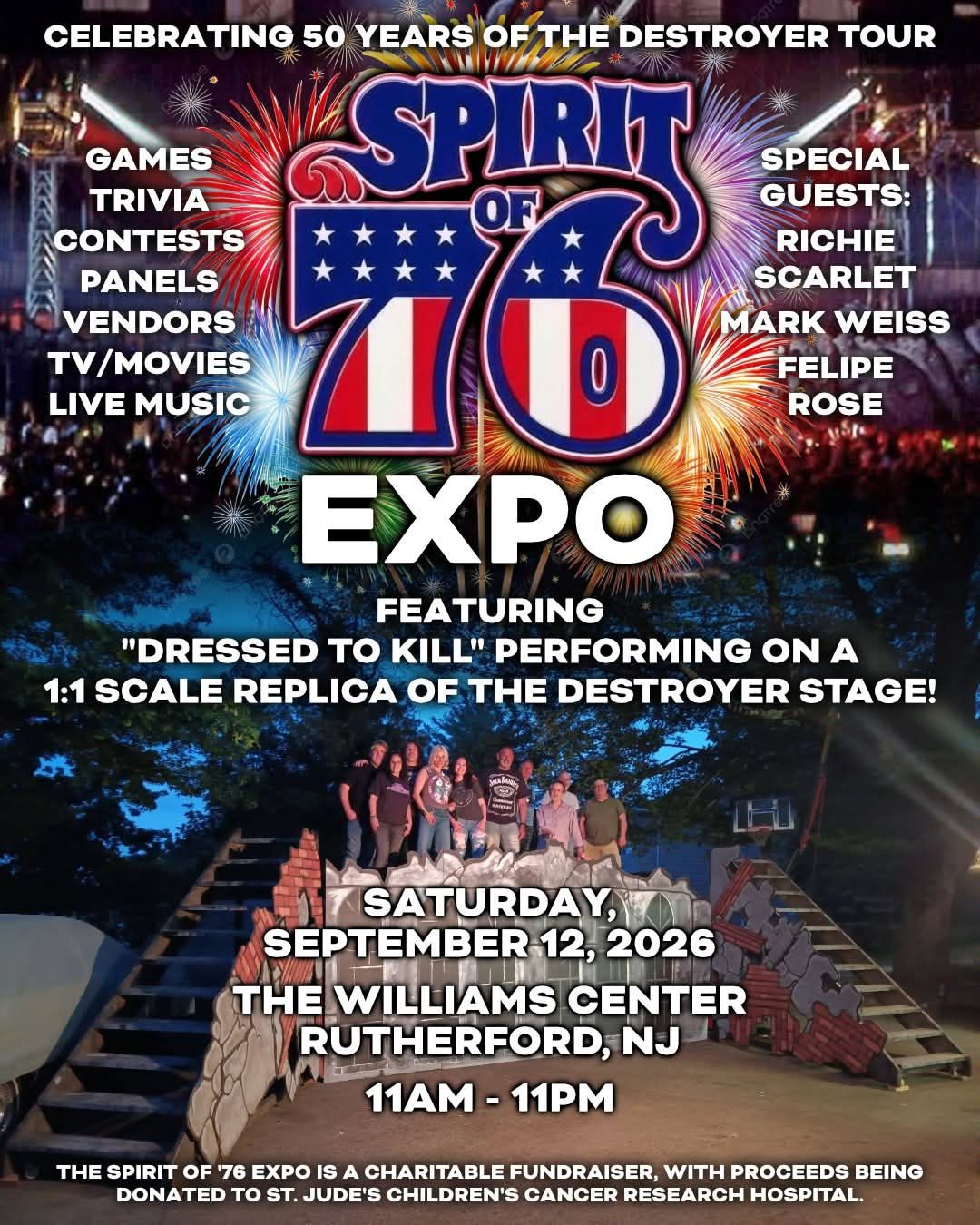 KISS's Destroyer Tour 50th anniversary celebration at Spirit of