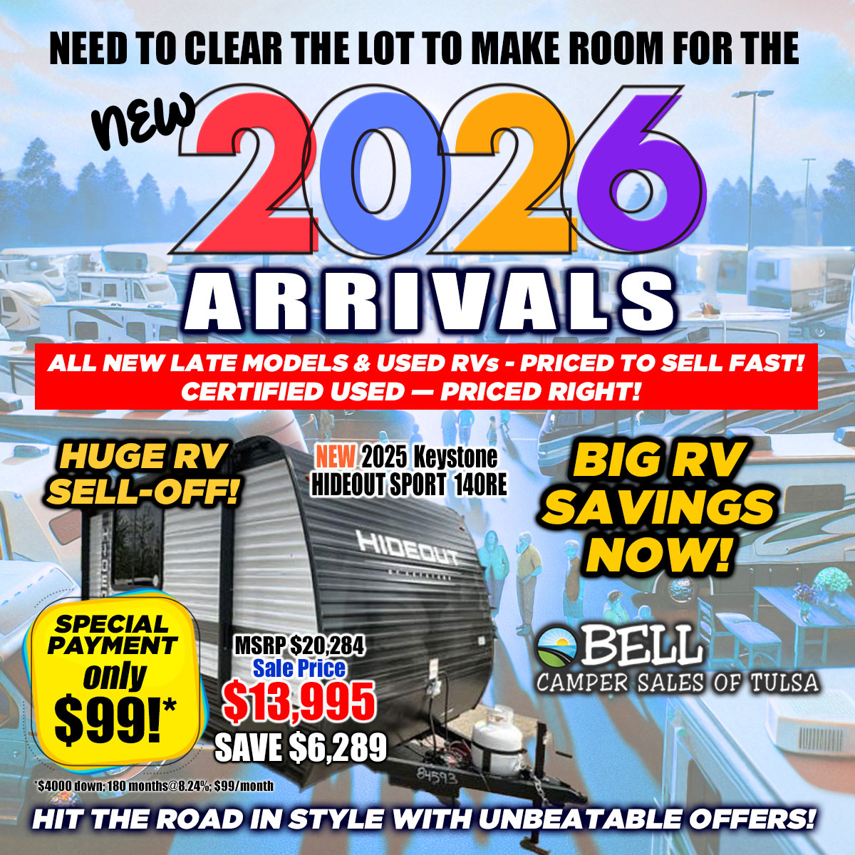 Bell - 🚐 BIG NEWS, RV LOVERS! The 2026 RVs are rolling in, and we're ...