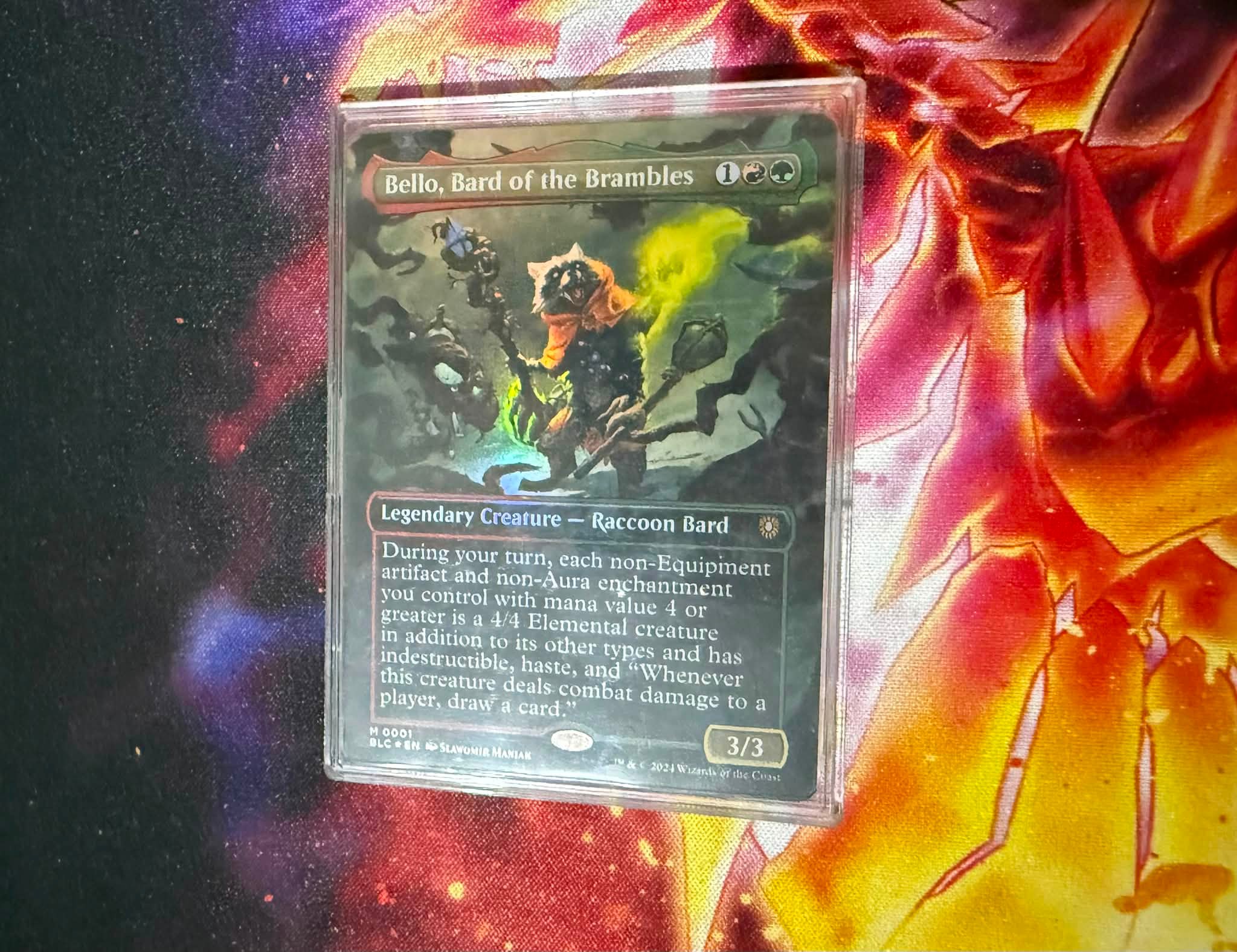 Raised foil Bello Bard of the Brambles for sale
