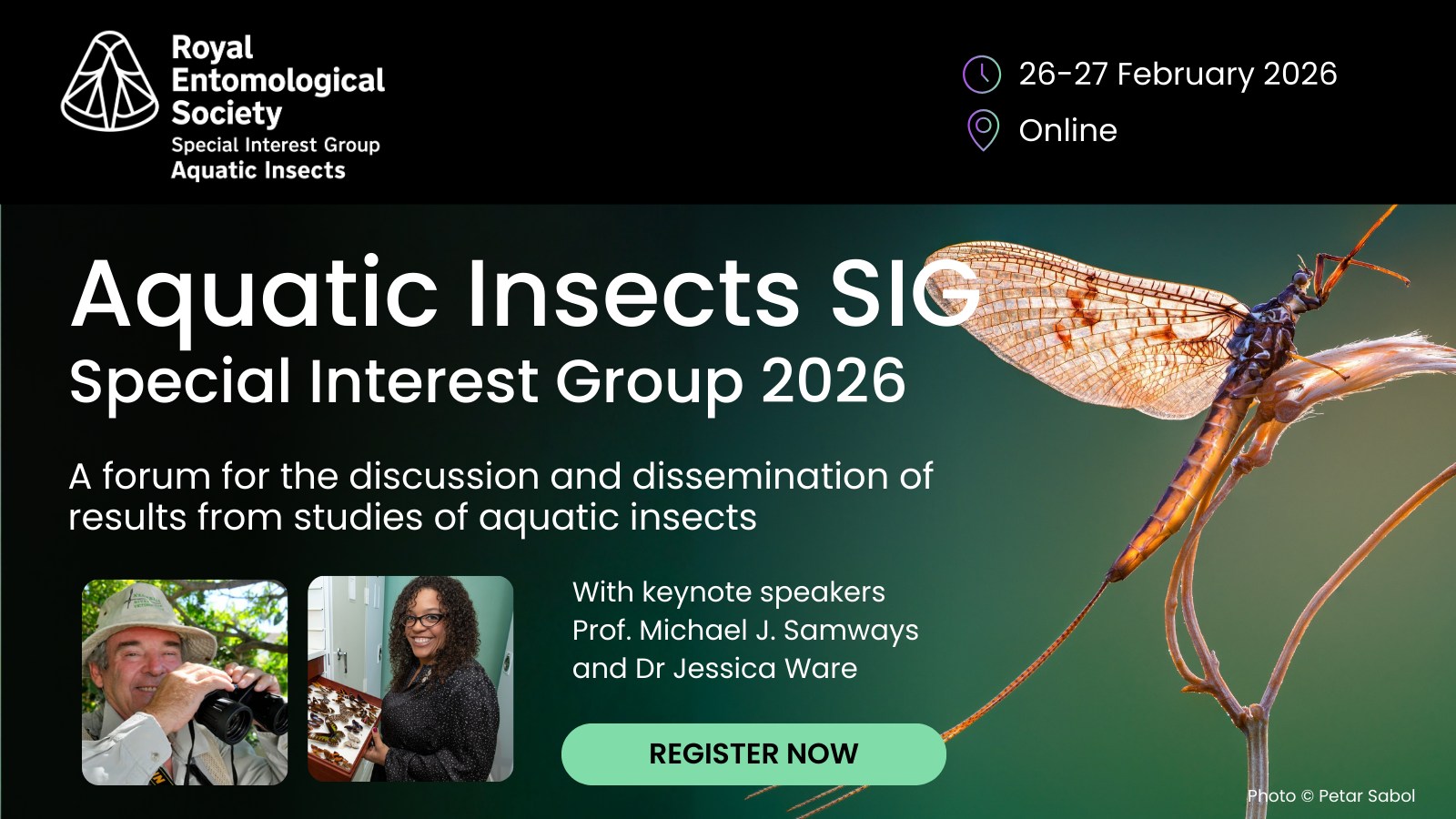 The Royal - Join the #AquaticInsects SIG 2026 on 26–27 Feb 💧 Hear from ...