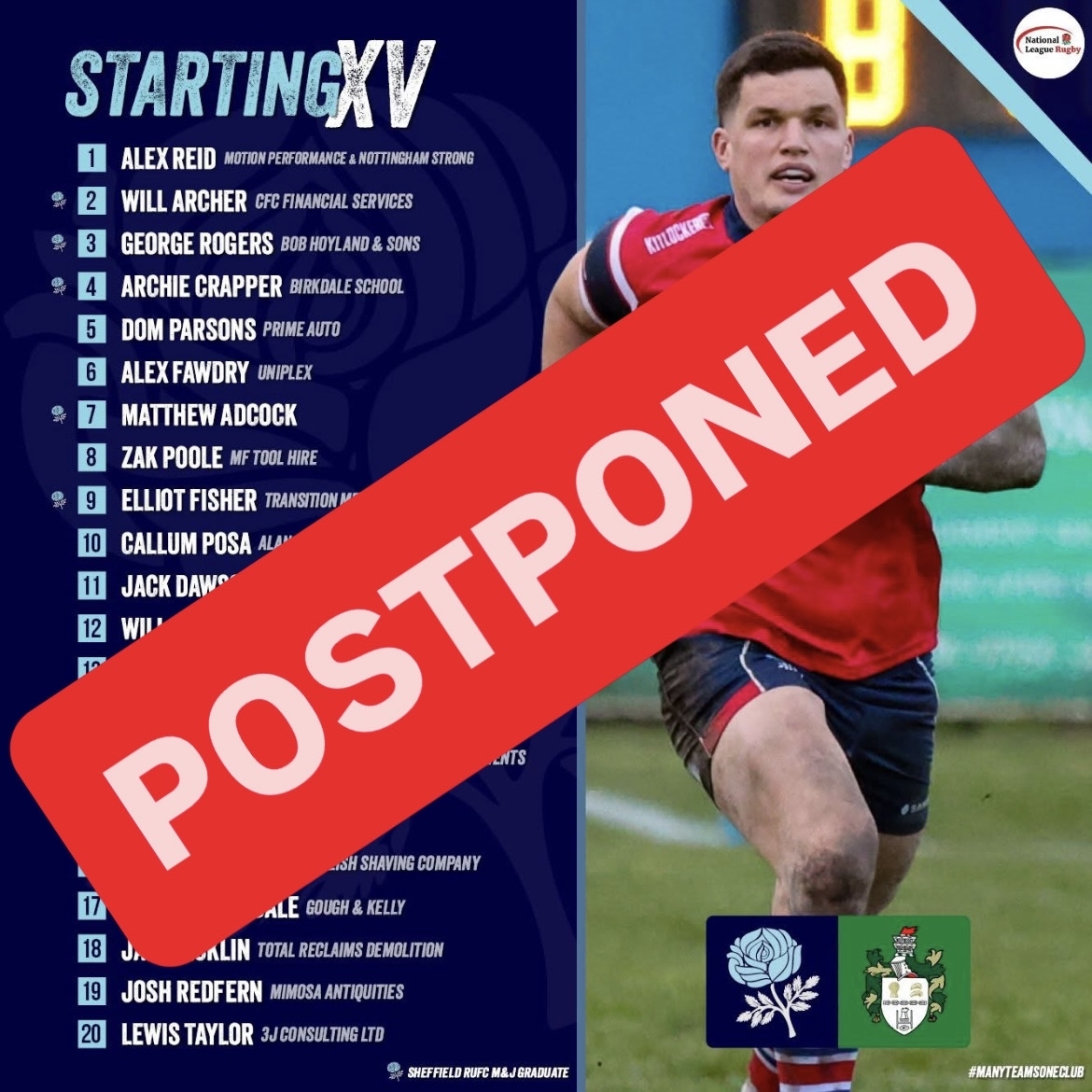 🚨 Here are the Round 10 National... - National League Rugby | Facebook