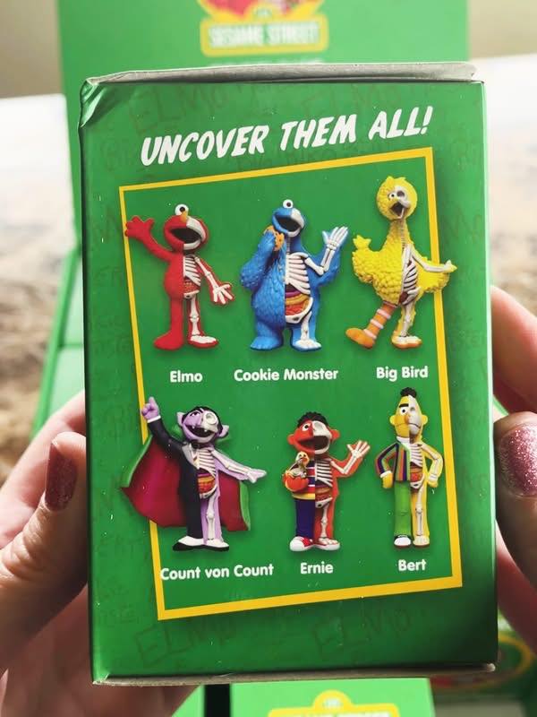 Mighty Jaxx Sesame Street Hidden Dissectibles figures