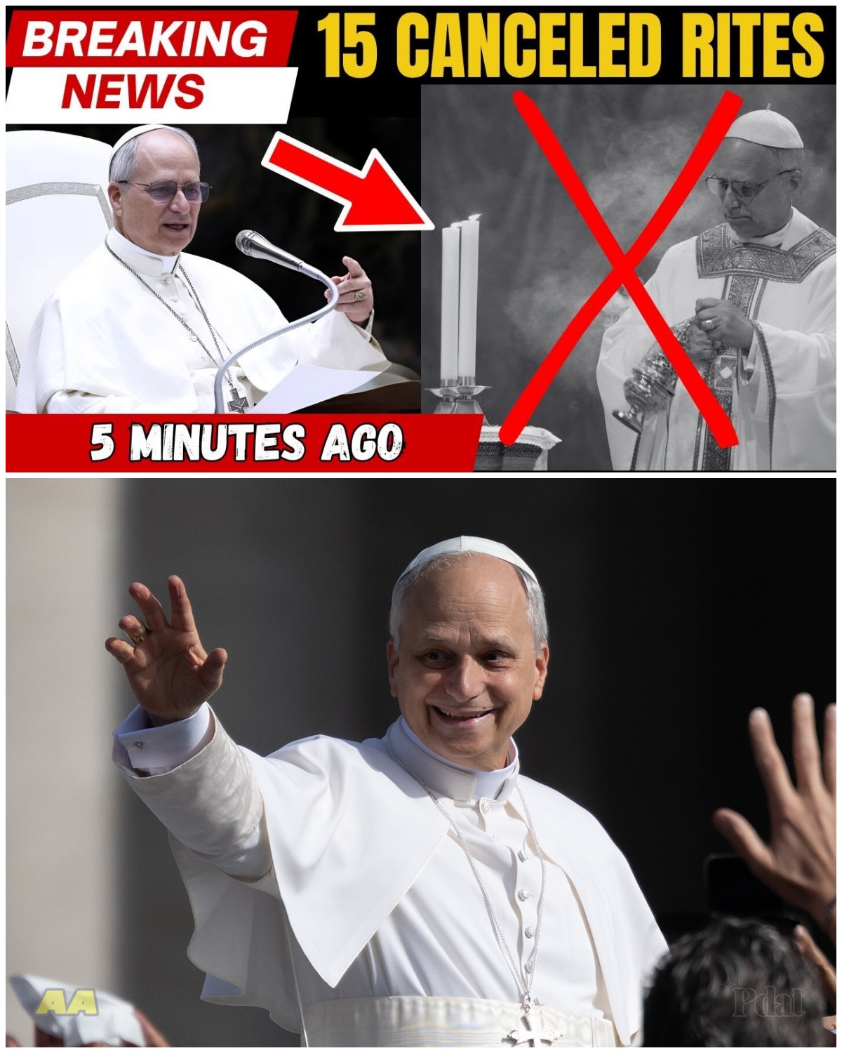 Ana - 🚨URGENT🚨 Pope Leo 14 SHAKES the world and ELIMINATES 15 historic ...