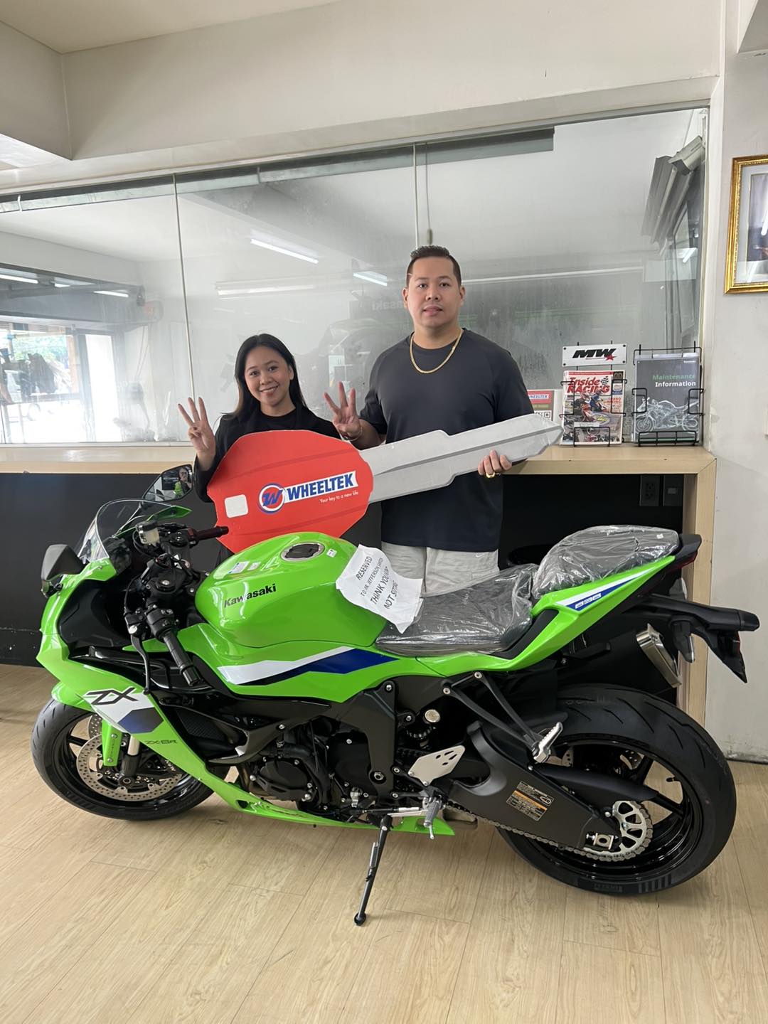 Congratulations ‼️🎉🎊 Mr.J. S for your Brand New Kawasaki ZX-6R
