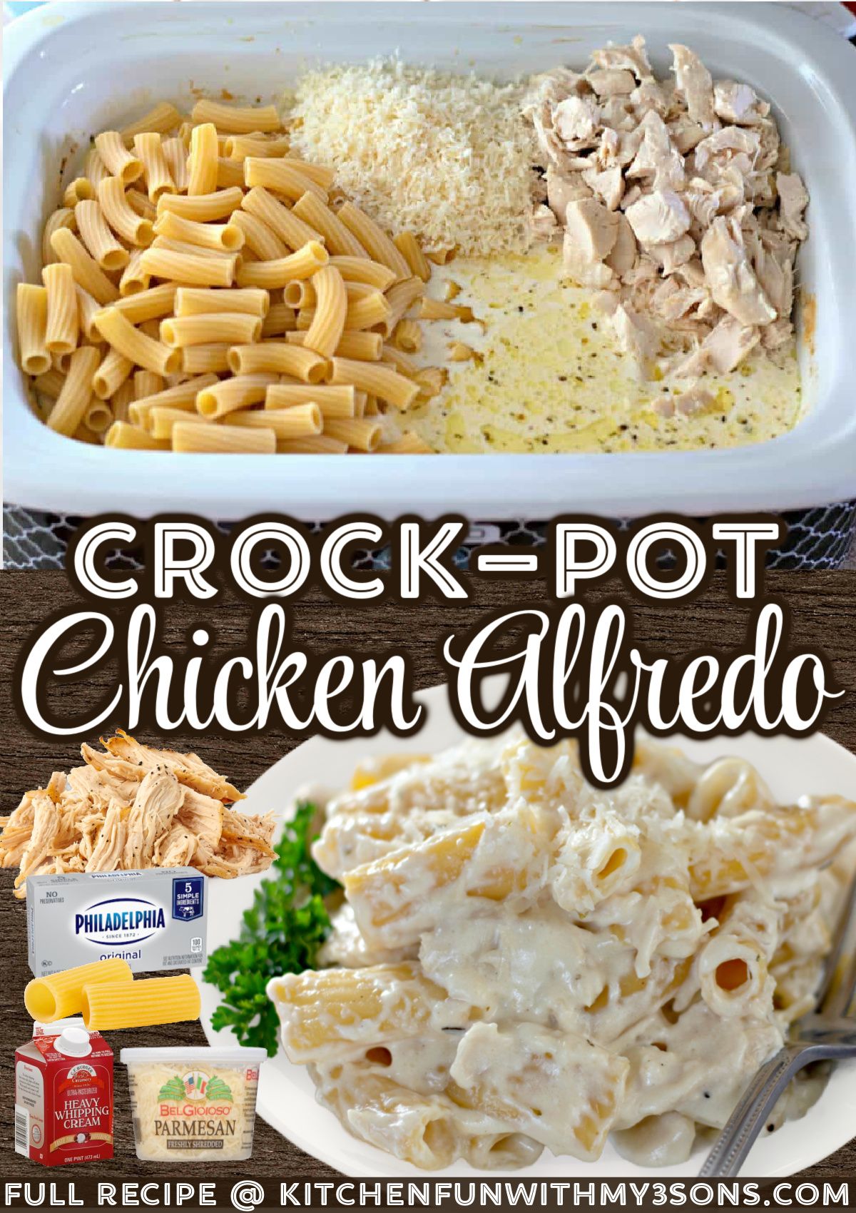The Best CHICKEN ALFREDO -... - Kitchen Fun With My 3 Sons | Facebook