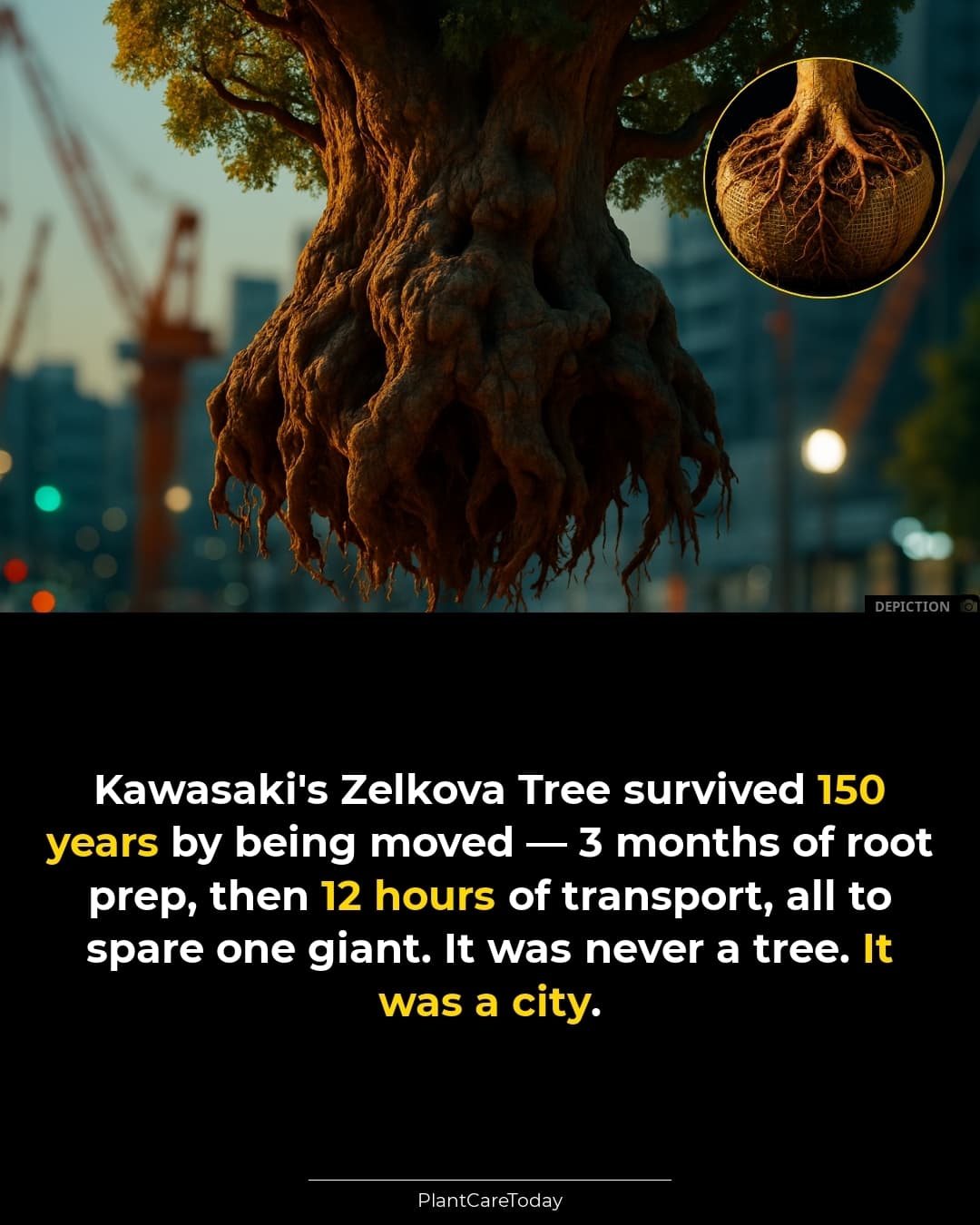 その他 become tree Plant - A century and a half of growth — rings marking wars