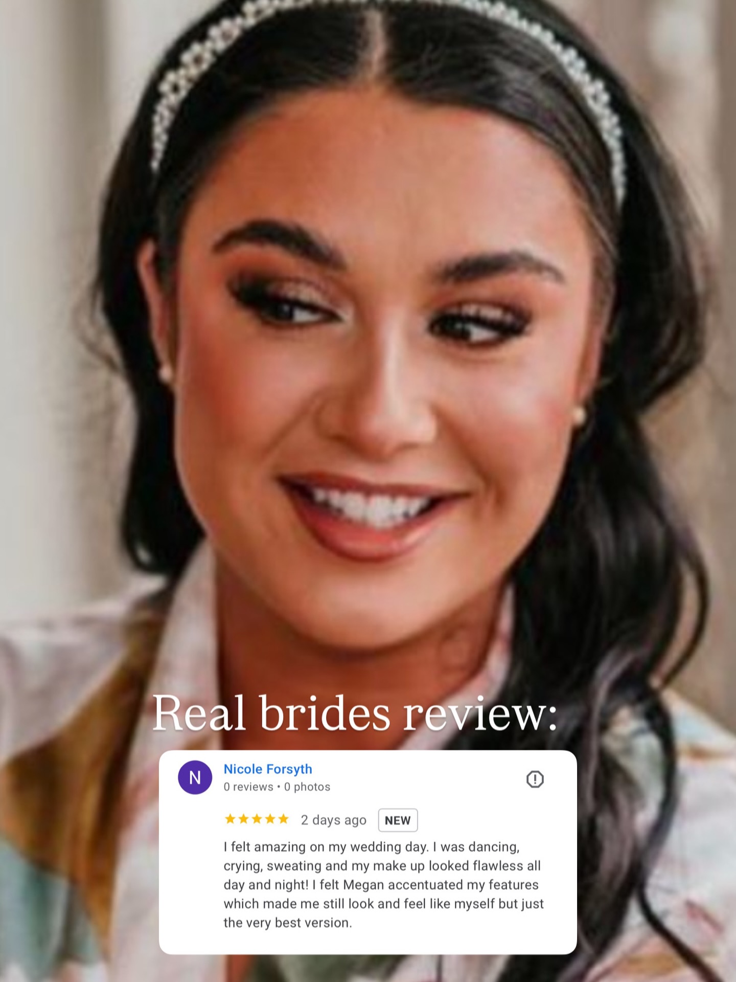 Love getting feedback from my... - Megan Provan Bridal Artist | Facebook