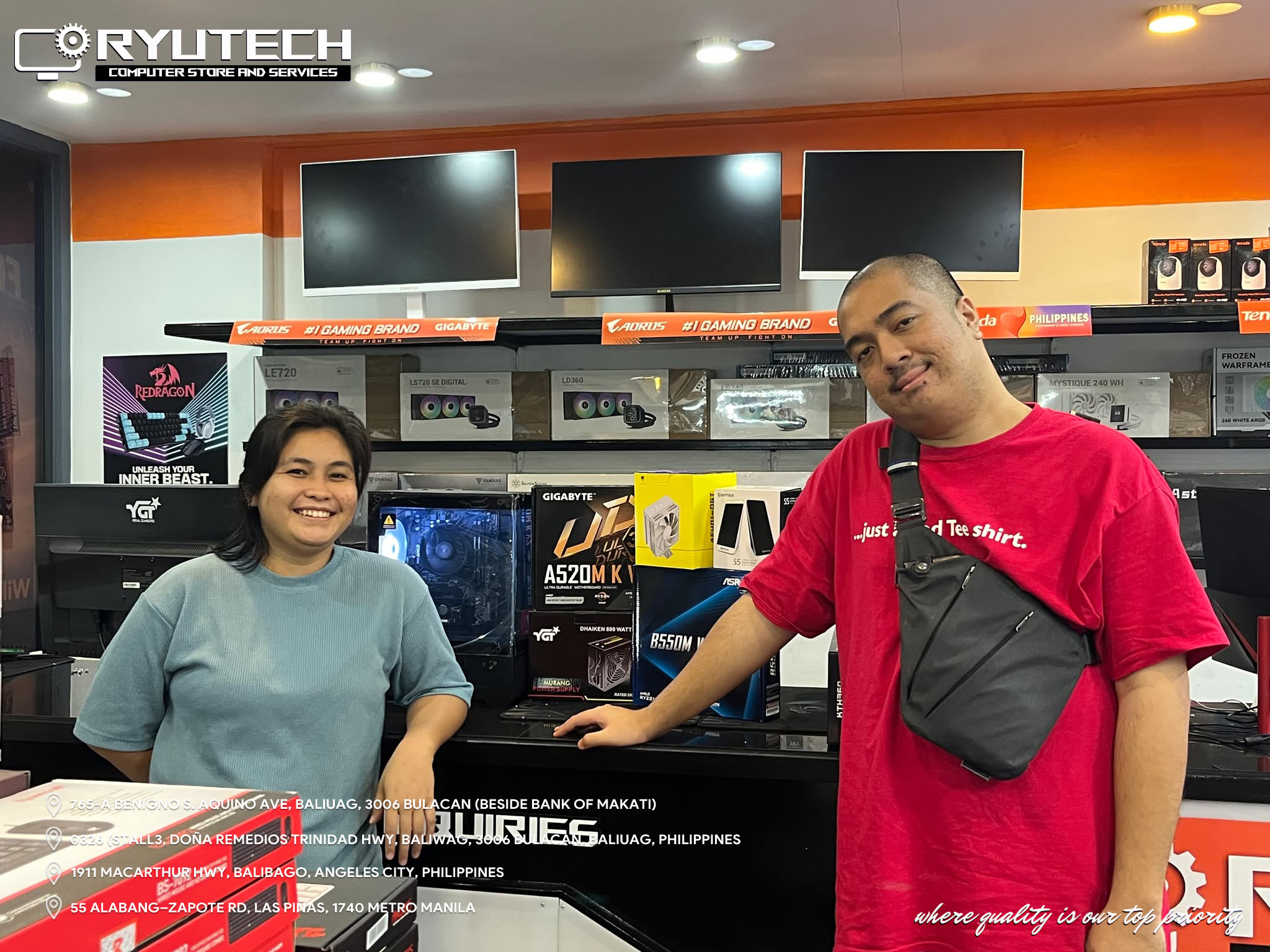 RyuTech - ⚡ Walk-in Client from Las Piñas! 🏬 Another powerful setup ...