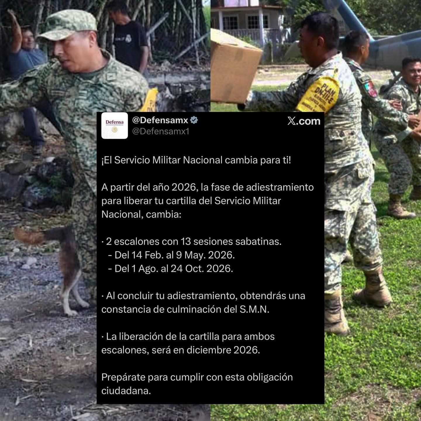 MdeMilitar - Comunicado oficial sobre el Servicio Militar en México ...