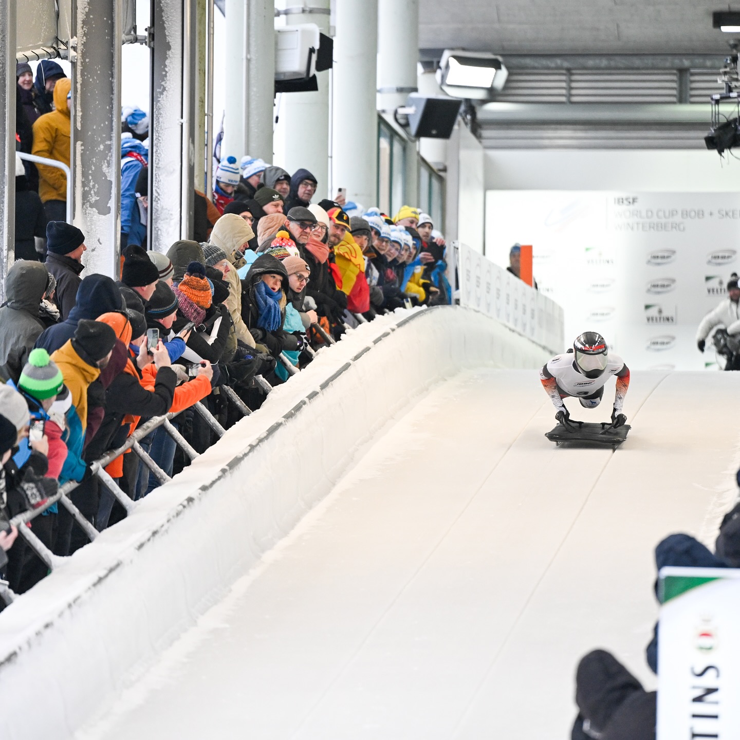 Victory ? In a snow-driven race, I was able to deliver two clean 