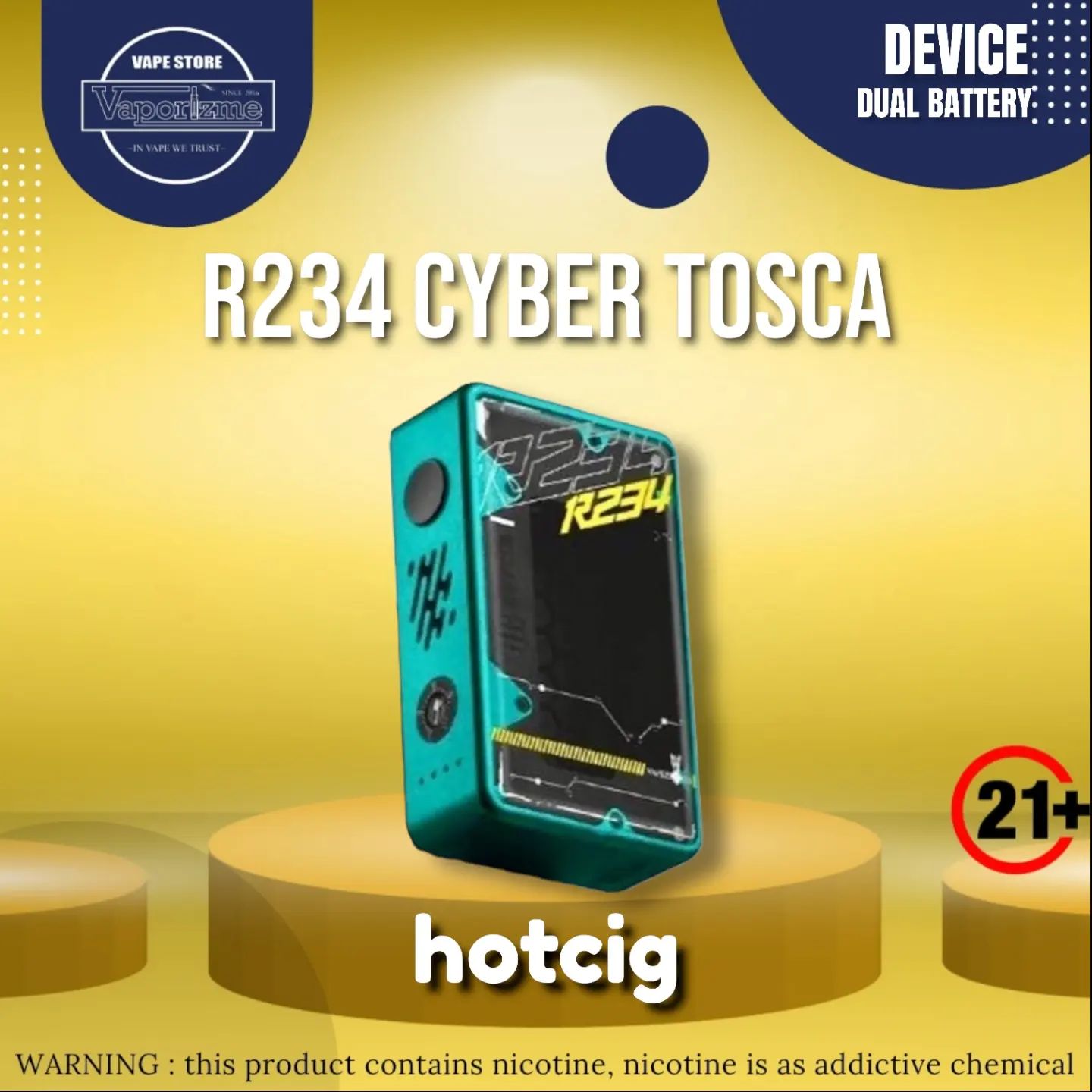 Vaporizme gresik - READY!!! CUKAI 2022 ⚪⚪⚪ 💎 R234 CYBER TOSCA @hotcig ...