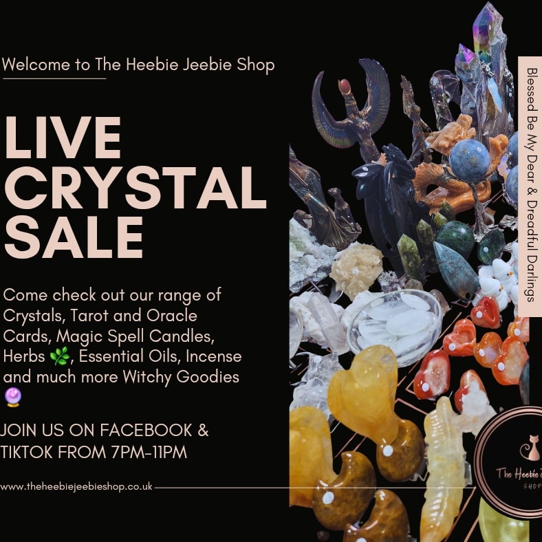 The Heebie - 💜 FIRST CRYSTAL SALE OF 2026🖤 🧙‍♀️ LIVE CRYSTAL SALE 🌙 🌟 ...