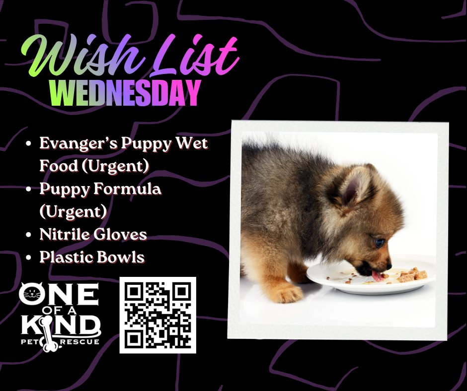 ドッグフード wish listh Wish List Wednesday: Our Puppies Need You We're reaching out with