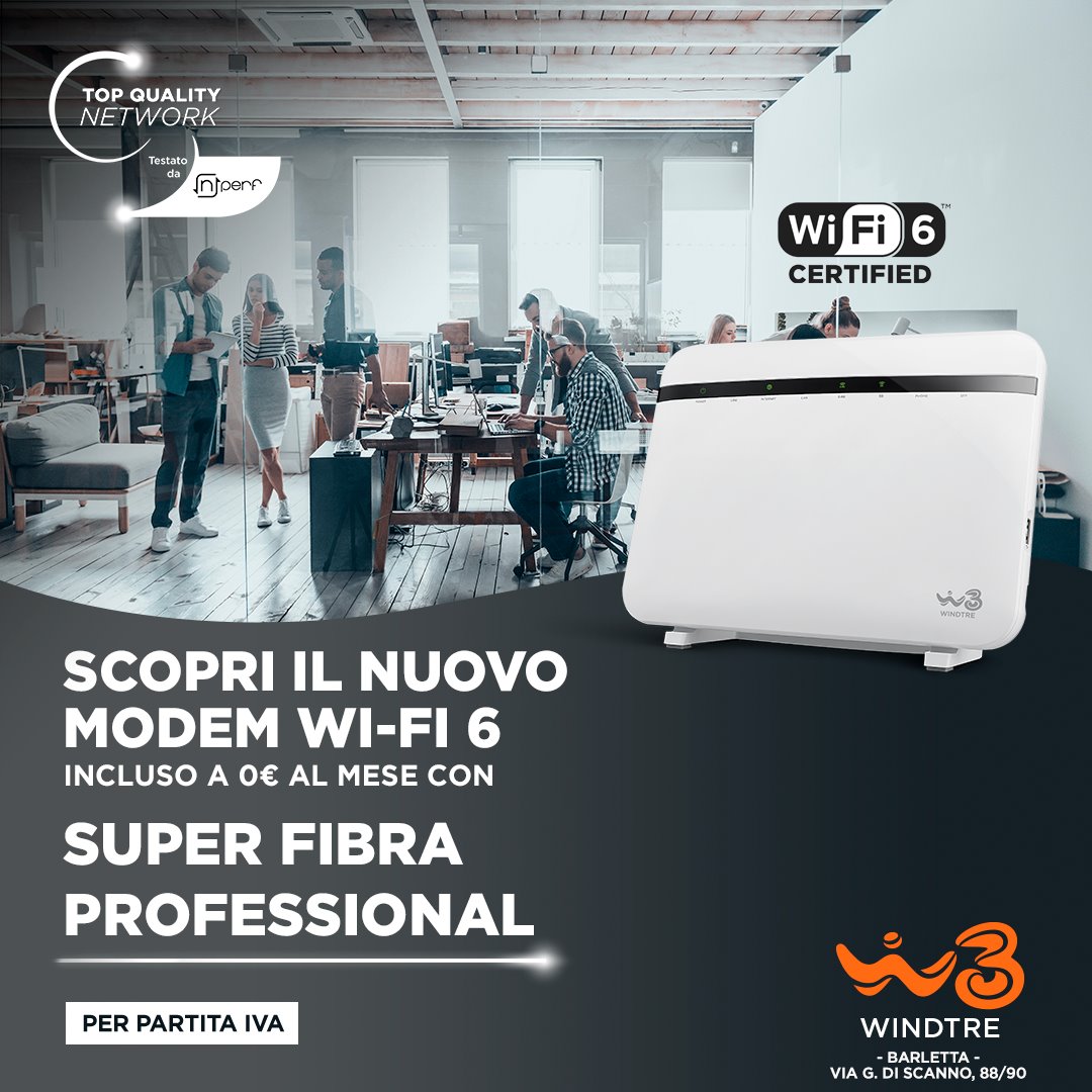 WindTre - Modem Wi-Fi 6 di WindTre: c'è un nuovo modo di vivere la casa ...