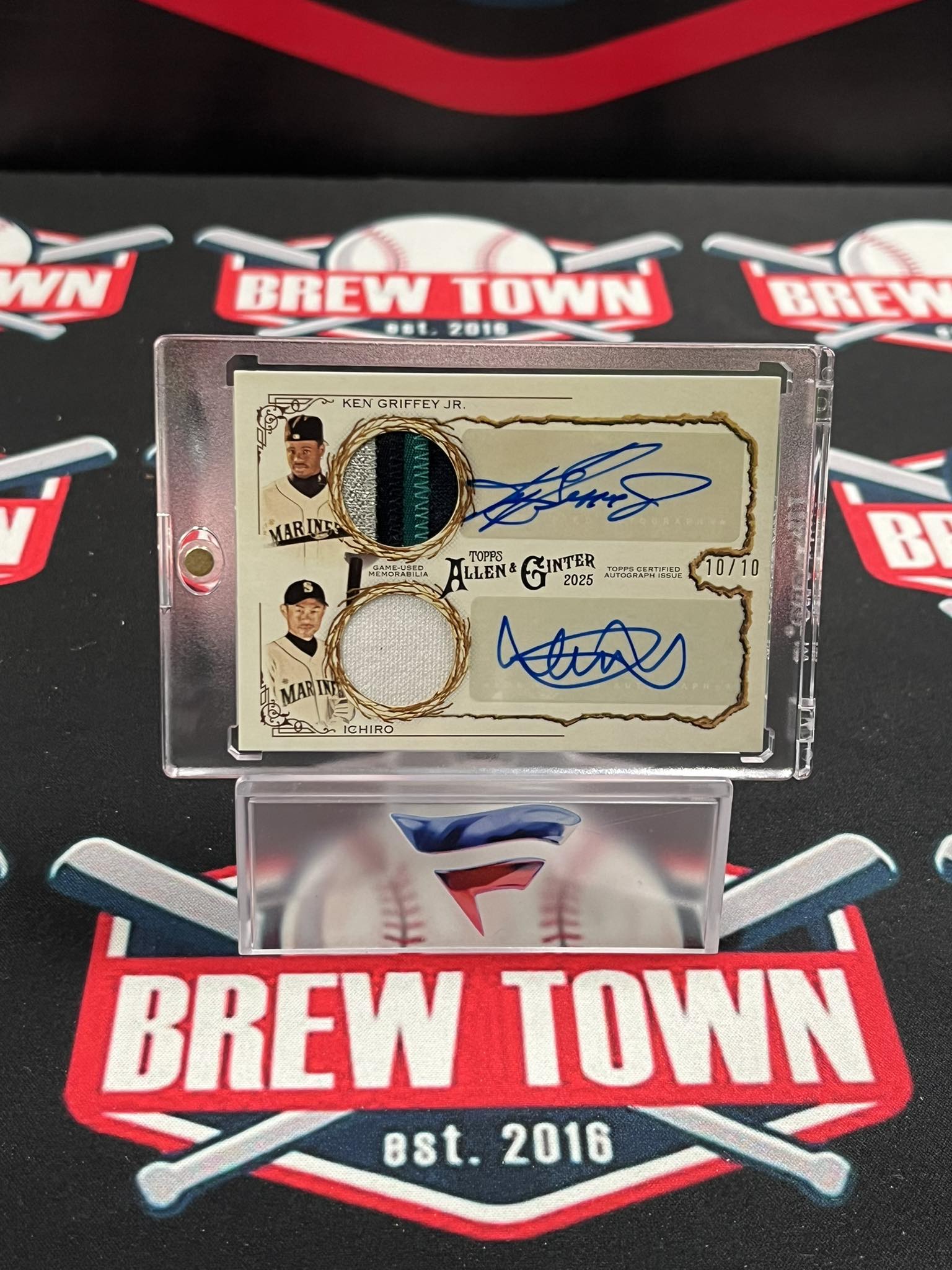 Rare Ken Griffey Jr & Ichiro Suzuki dual patch auto in 2025 Allen
