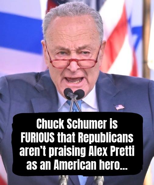 David - Chuck Schumer is FURIOUS that Republicans aren’t praising Alex ...