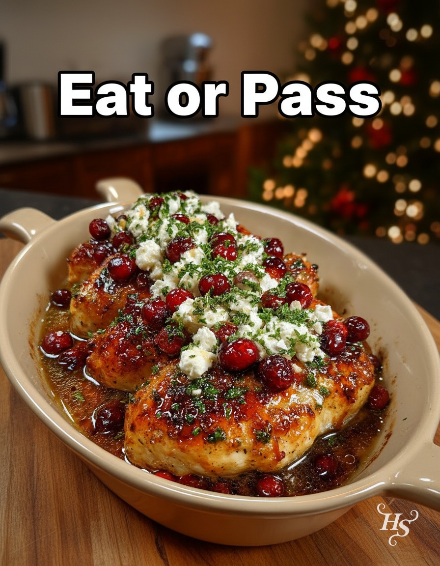 Salad 🥗 lovers | Honey Cranberry Chicken Bake with Feta | Facebook
