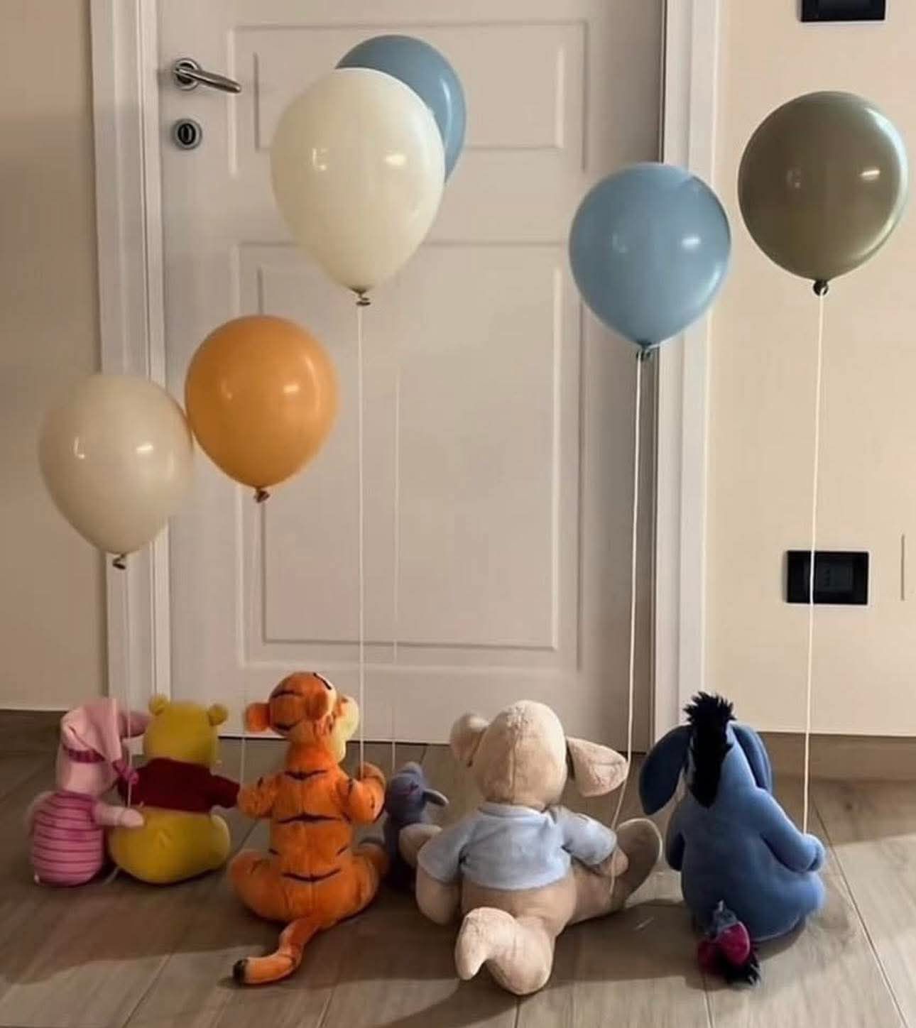 Such a cute trend right now! Placing your toddlers favourite toys 