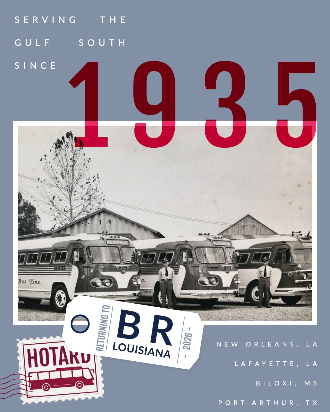 Hotard Coaches | New Orleans LA