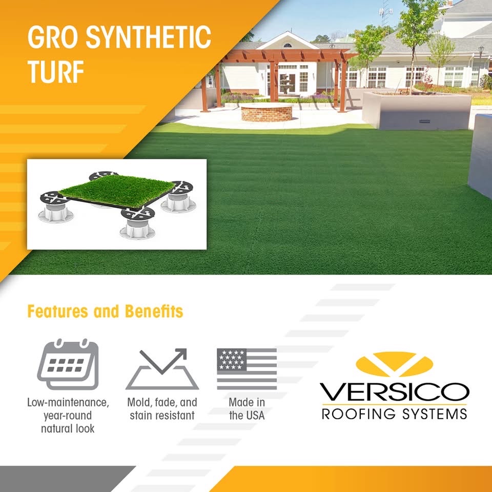 Roofing - Versico’s GRO Synthetic Turf System is the perfect low ...