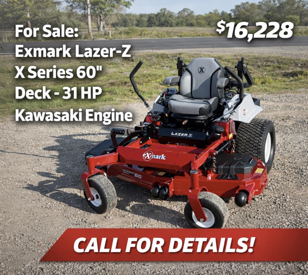スペシャルセット Exmark Lazer-Z X series zero-turn mower for sale