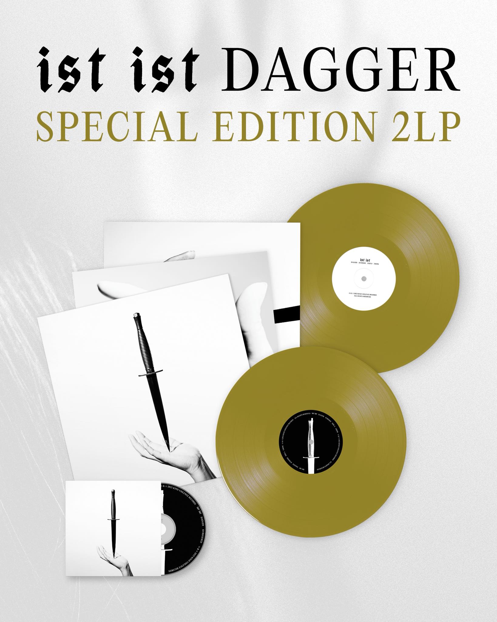 IST - ‘DAGGER’ SPECIAL EDITION 2LP With just two weeks to go until the ...