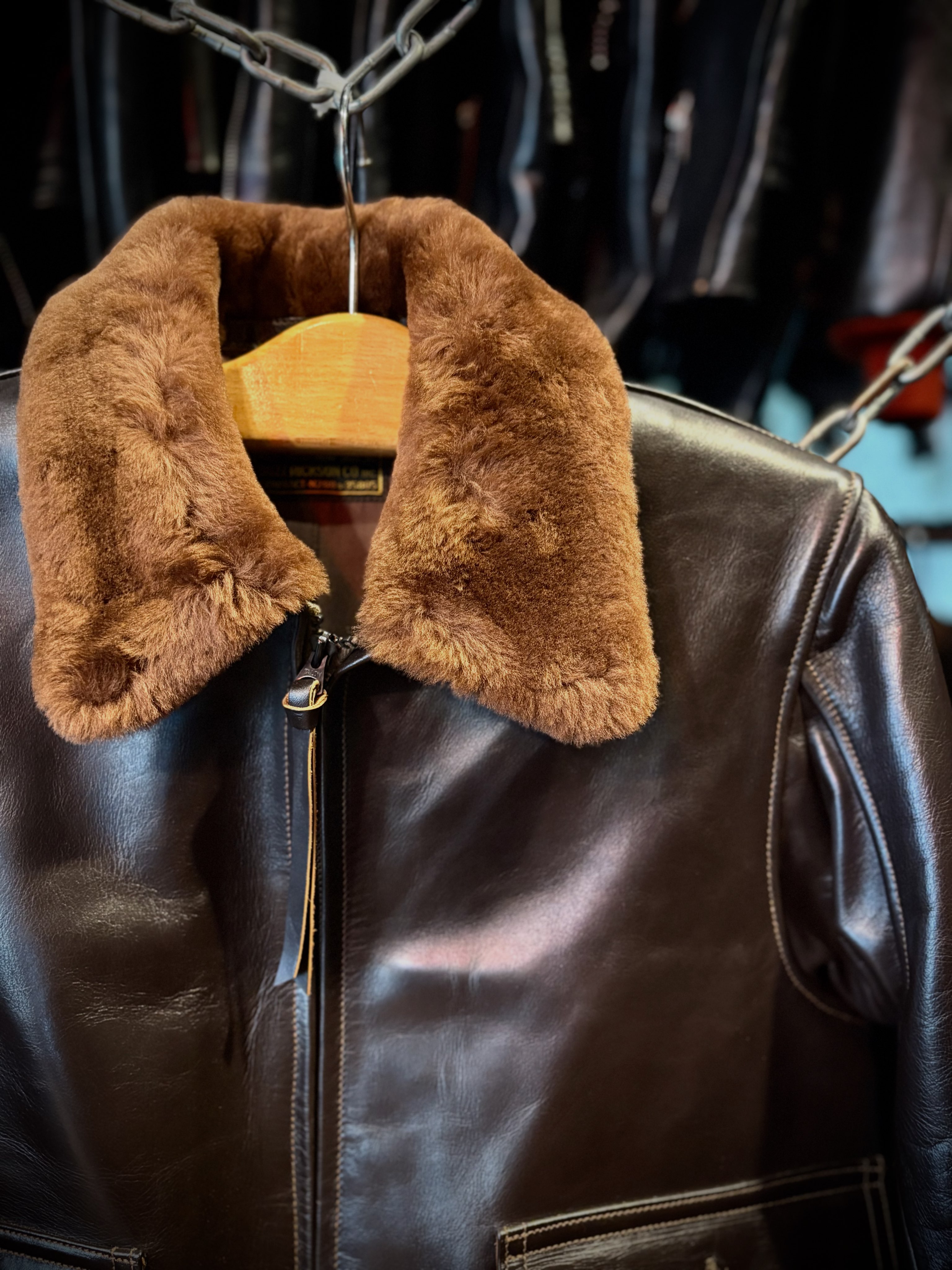 Buzz Rickson Co. Inc. horsehide model AN-J-3A jacket
