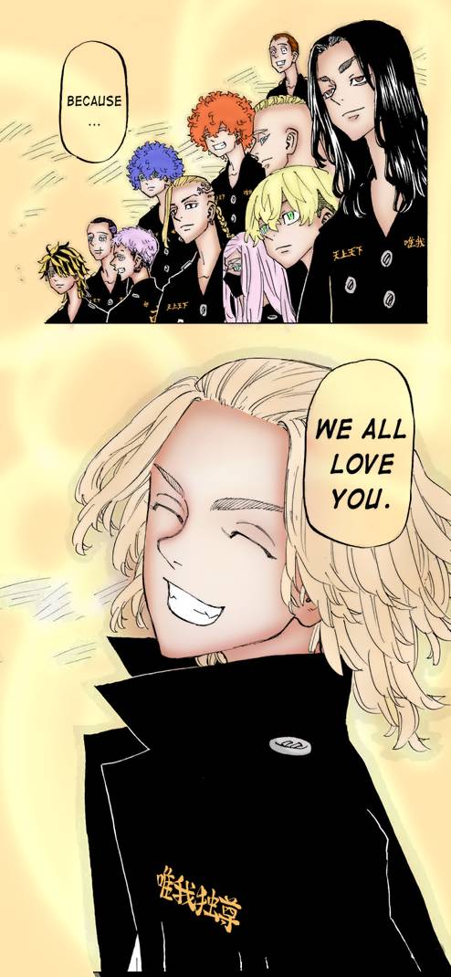Tr manga chapter 263⚠️ Shinichiro Sano🖤 Colored by me:3