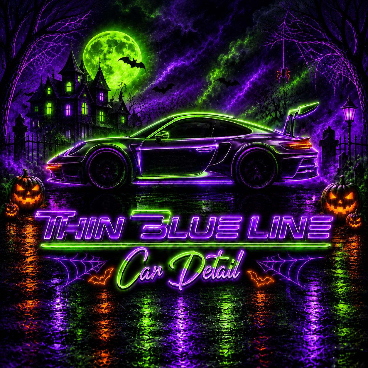 Looking like the Batmobile,... - Thin Blue Line Car Detail | Facebook