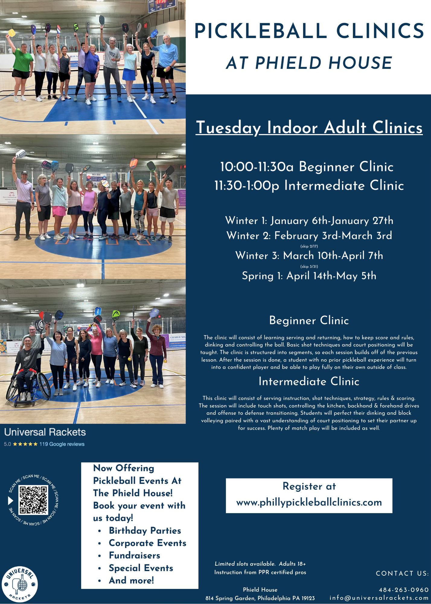 🎉 Upcoming Phield House Indoor... - Universal Rackets | Facebook