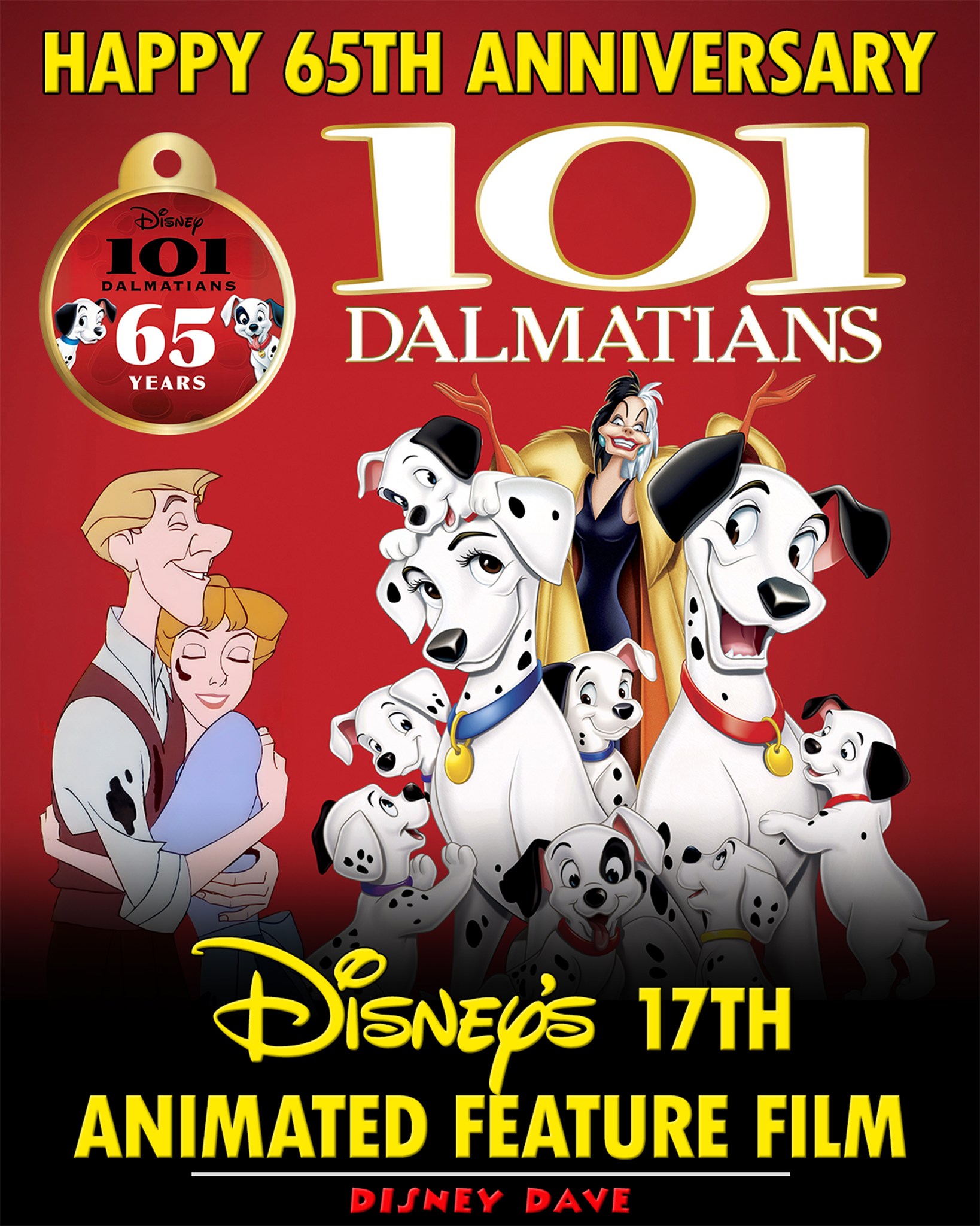 Disney Dave - Happy 65th Anniversary to 101 Dalmatians! 🎬🐾... | Facebook