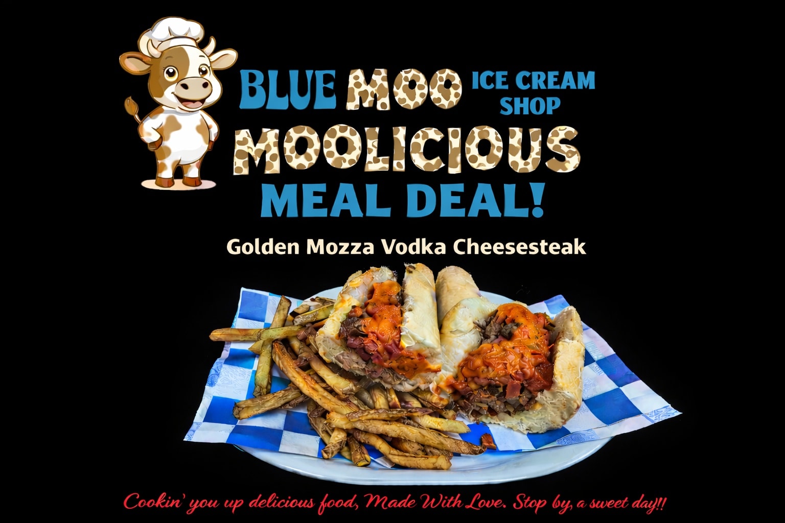 ⚠️🐮Moolicous Meal Deal🐮⚠️... - Blue Moo Ice Cream Shop | Facebook