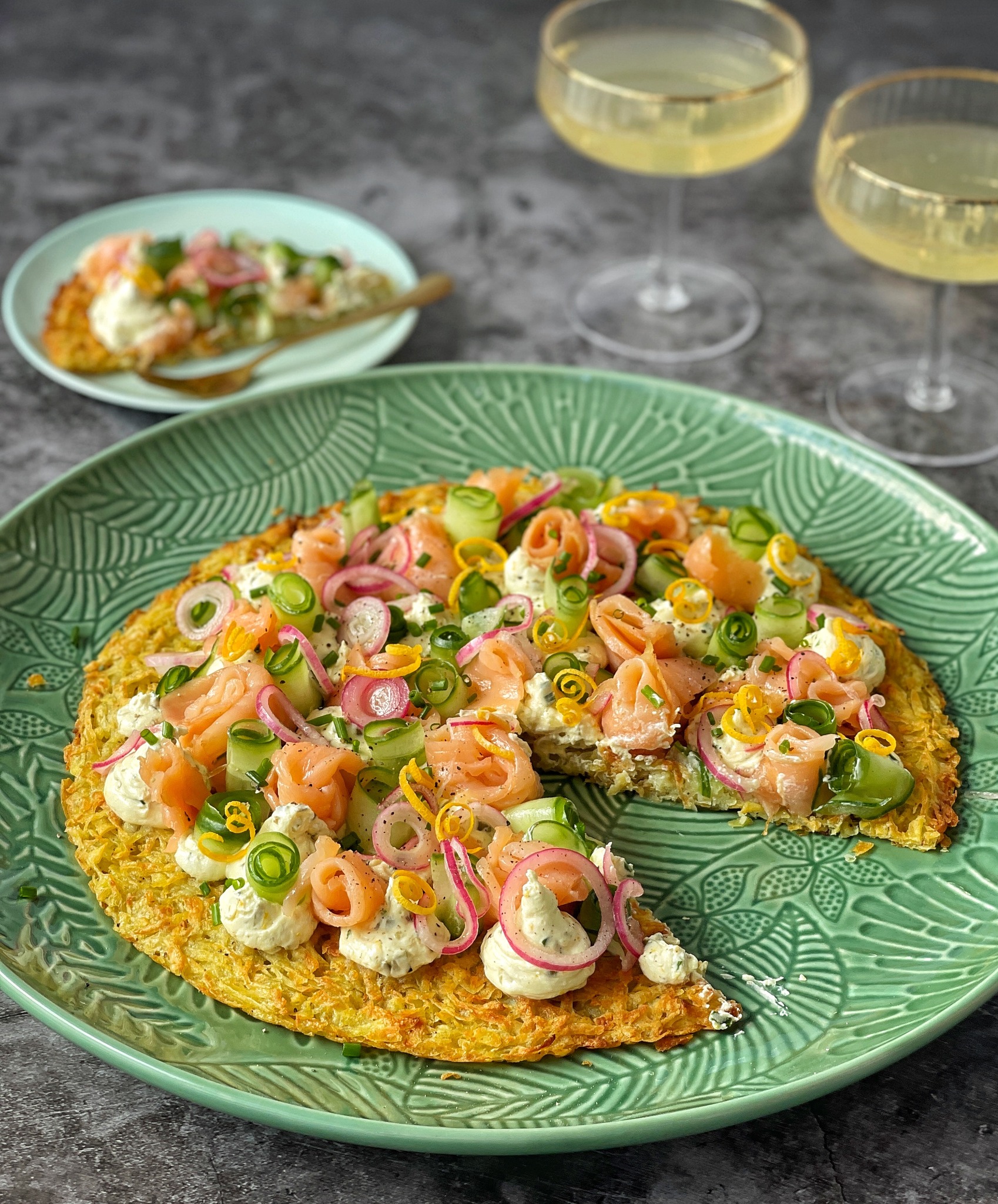 VJ cooks - Smoked Salmon Potato Rosti - An absolute feast... | Facebook