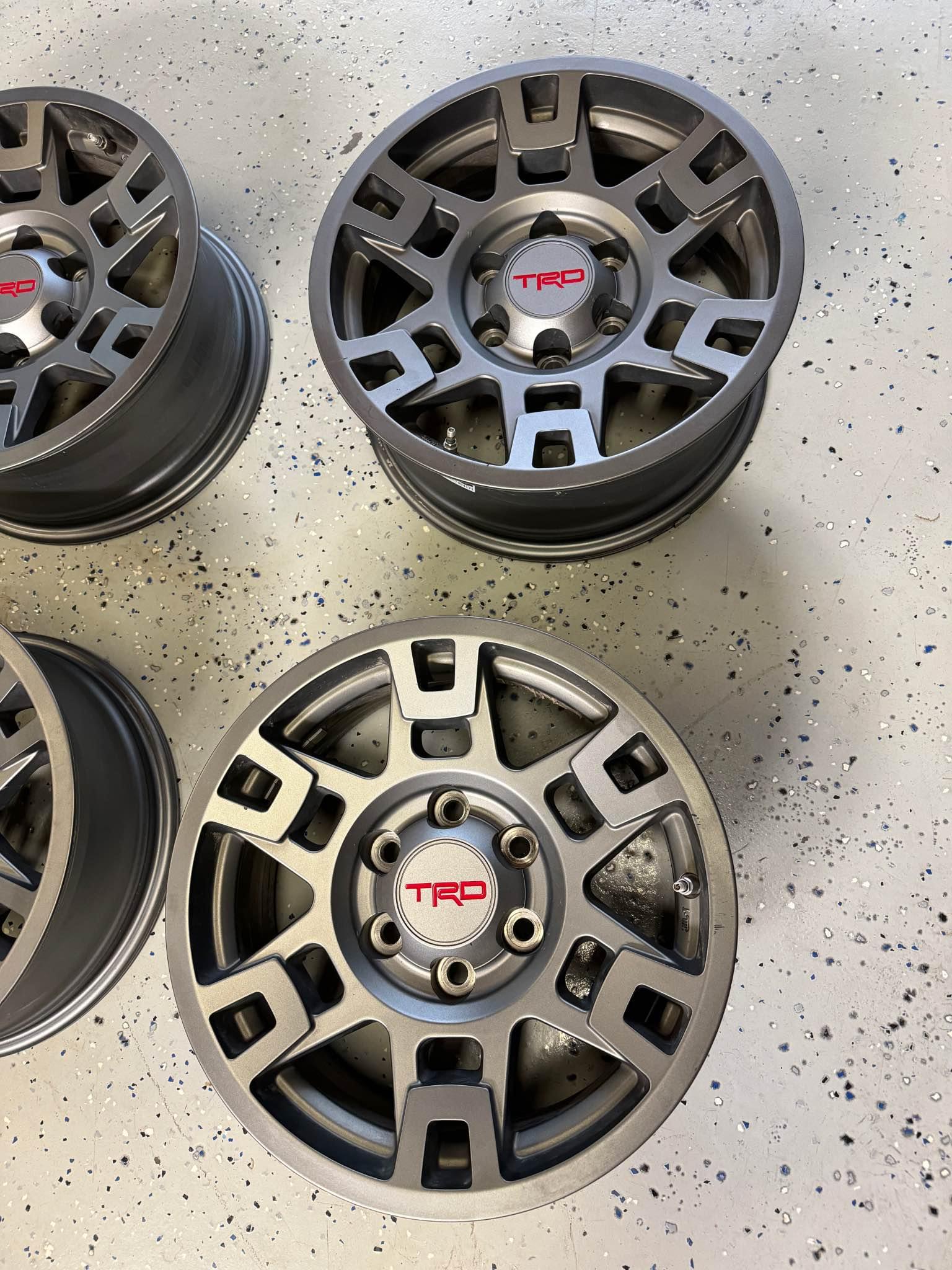 Toyota TRD Wheels (17”), Matte Gray - Car Wheels, Tires & Parts ...