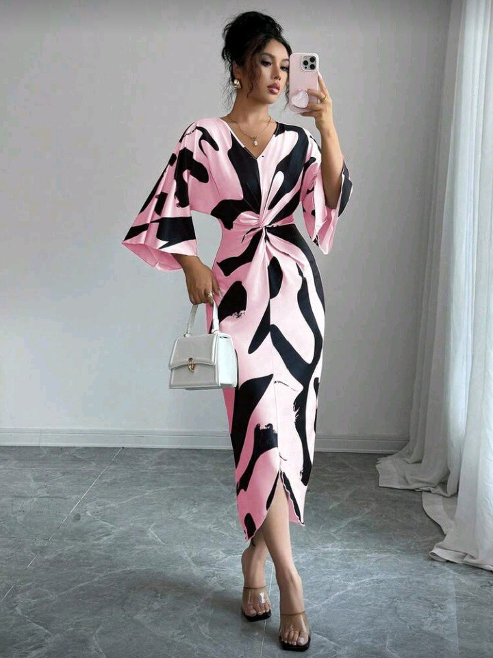chinese dress ladies BAE Autumn Long Sleeve Maxi Dress  Areej Zainab