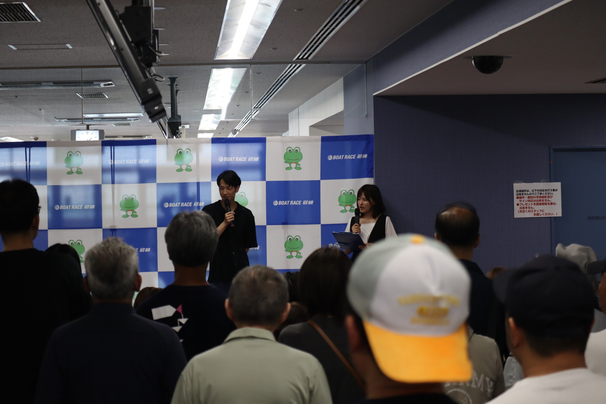 ◇＊◇＊◇ 上條暢嵩選手のトークショー🎤◇＊◇＊◇・・ . 本日