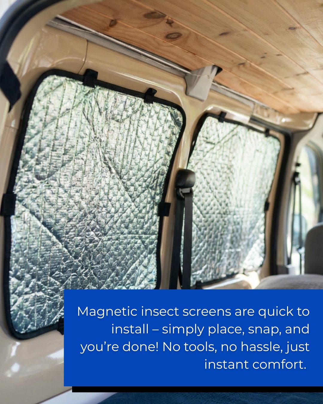 Top - The image shows how the centre panel of the magnetic insect ...