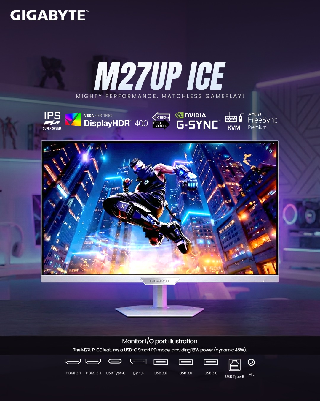 Graphics - 🔥 Ice-Cool Speed. Next-Level Precision. 🔥 GIGABYTE M27UP ICE ...