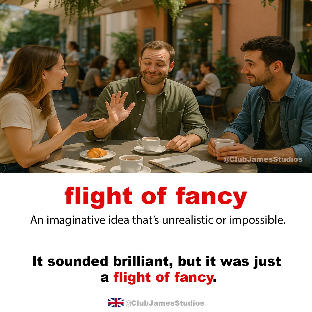 Club - Flight Of Fancy 🗣️ English Expression 🇬🇧 #ClubJamesStudios # ...