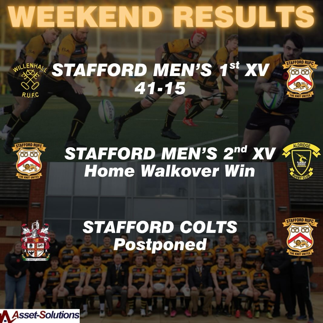 Stafford Rugby Club added a new photo. - Stafford Rugby Club