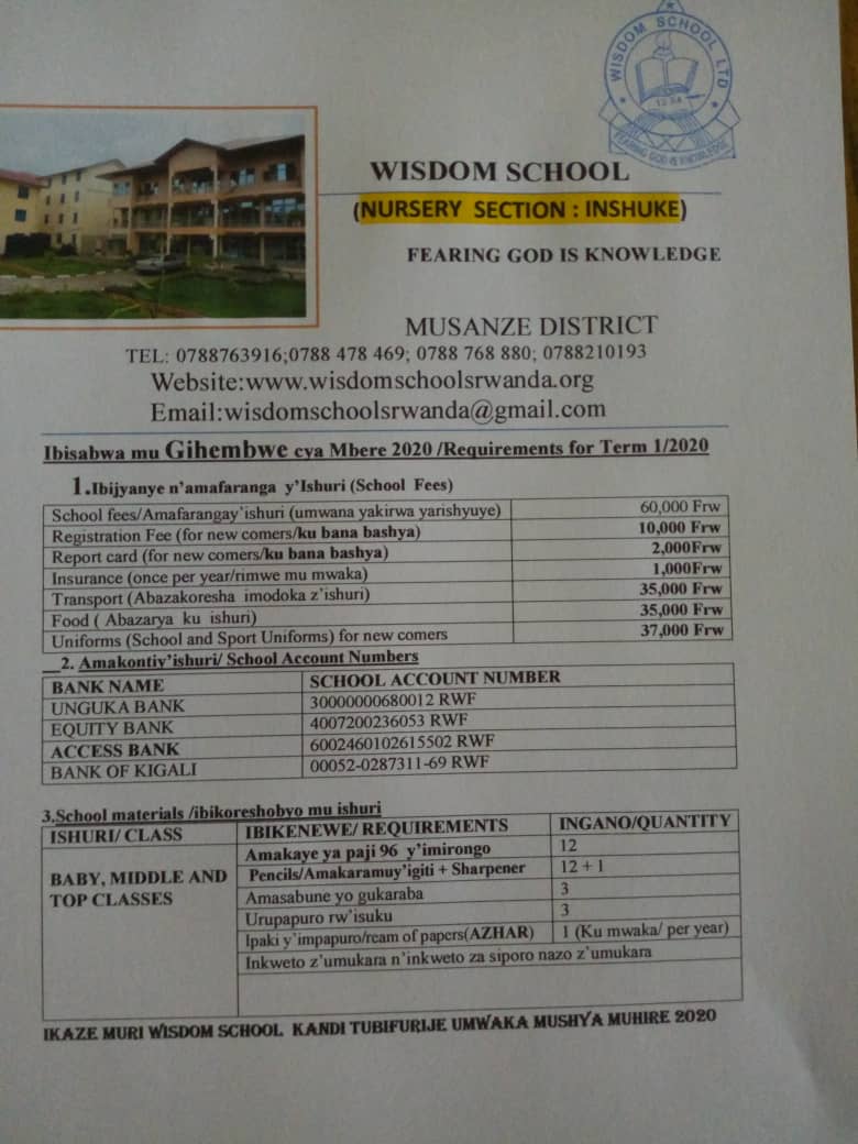 Wisdom School | Ruhengeri