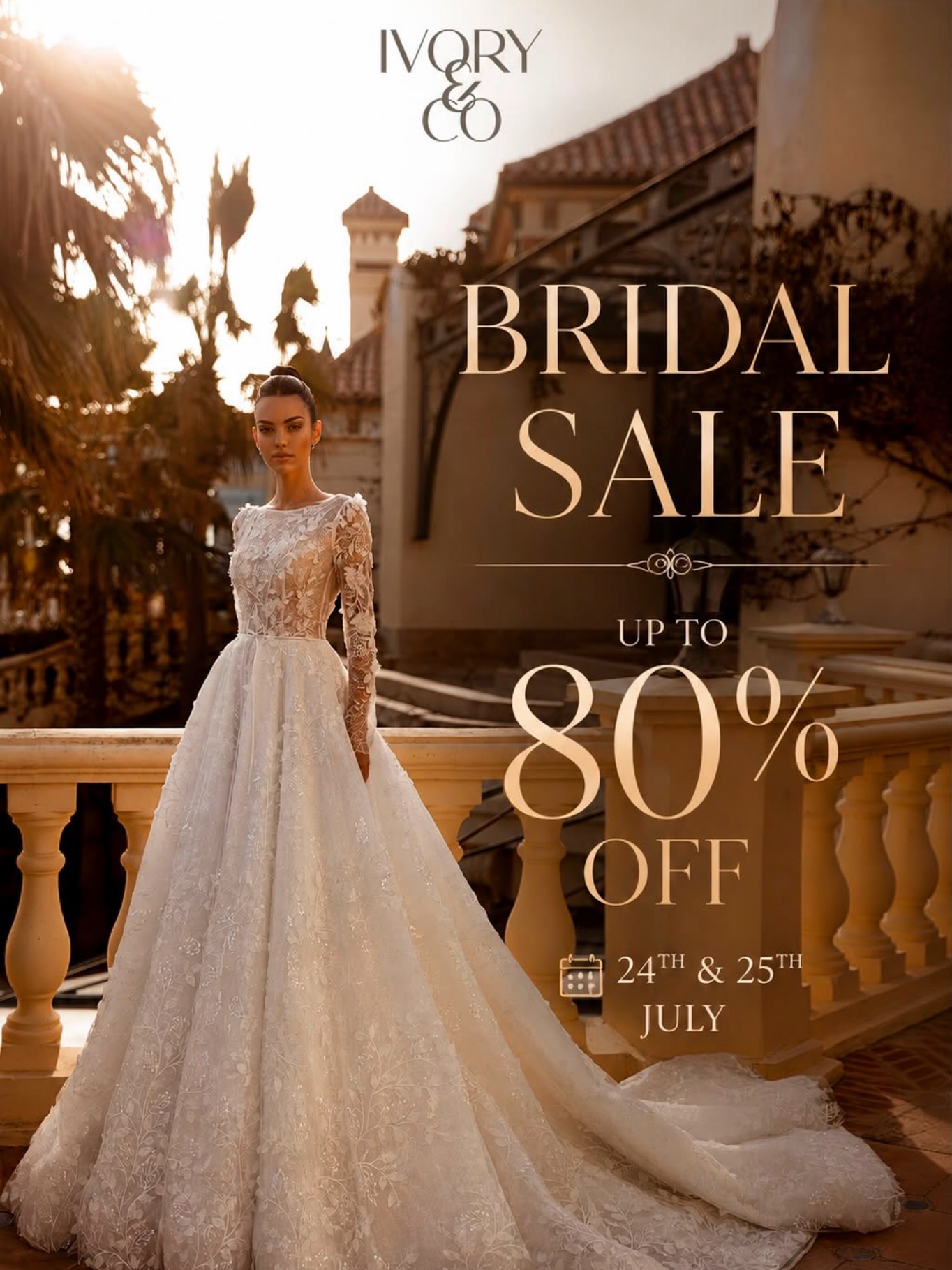 ivory and co wedding dresses malta - 🚨 THE WAIT IS OVER! 🚨 Up to 80% OFF for two exclusive days.👰‍♀️ Don't miss out, book your appointment now. 💍 #ivoryandcomalta #malta esgotado-total