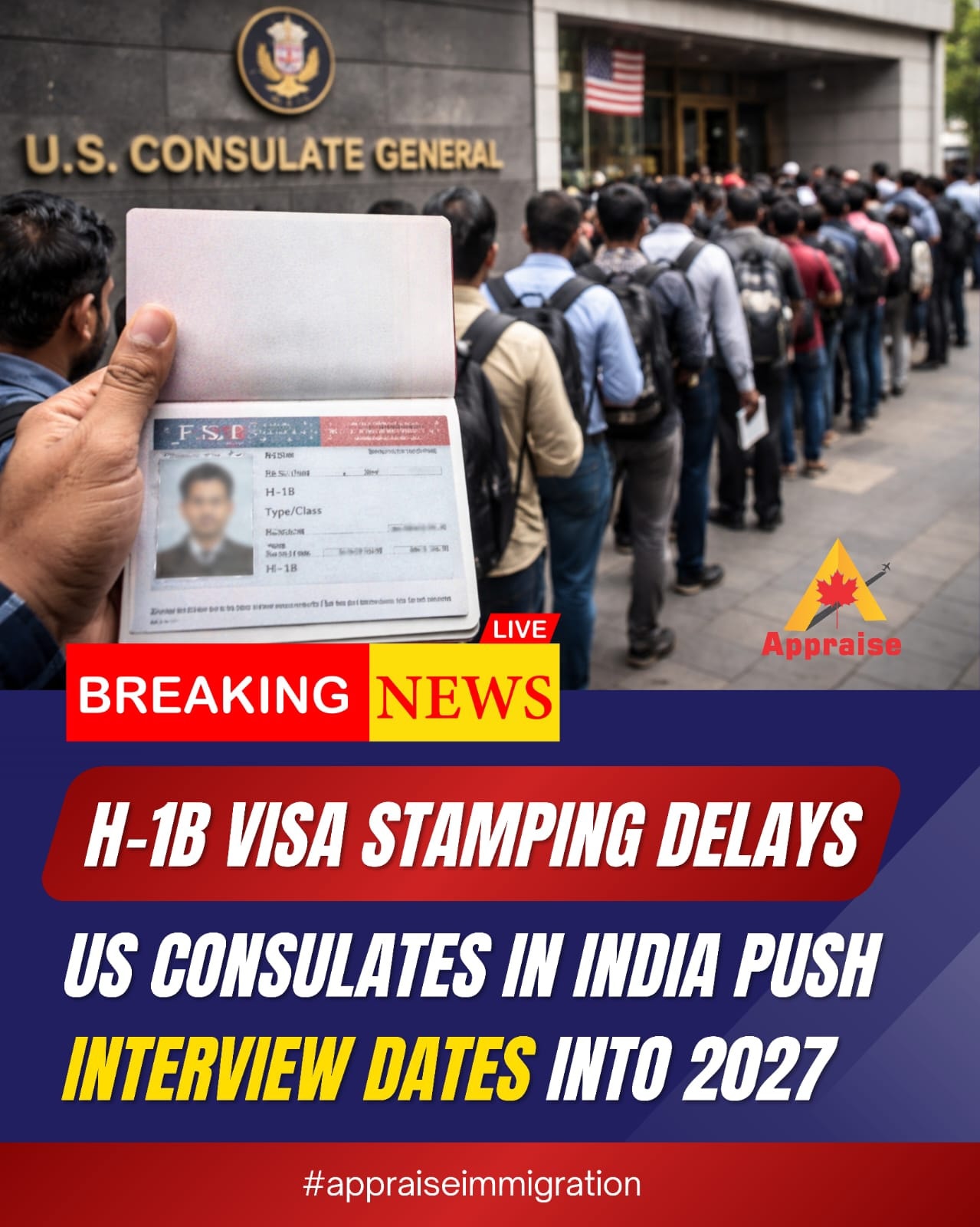 H-1B visa applicants in India are facing significant delays as U.S ...