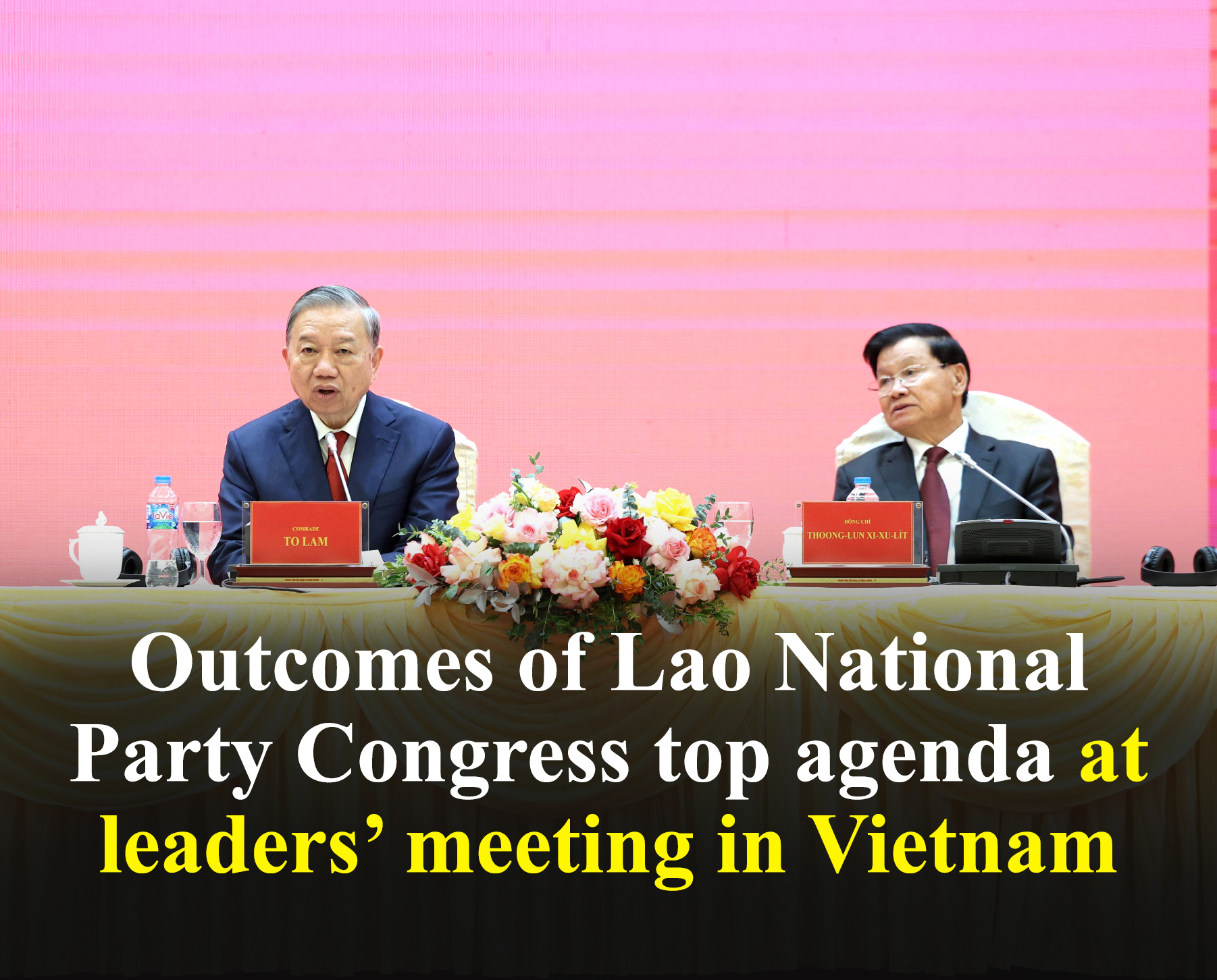 Vientiane - The key outcomes of the 12th National Congress of the Lao ...