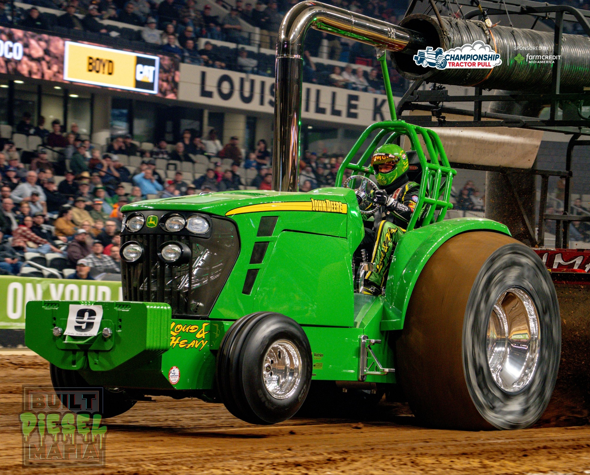Brandon Simon drives the 