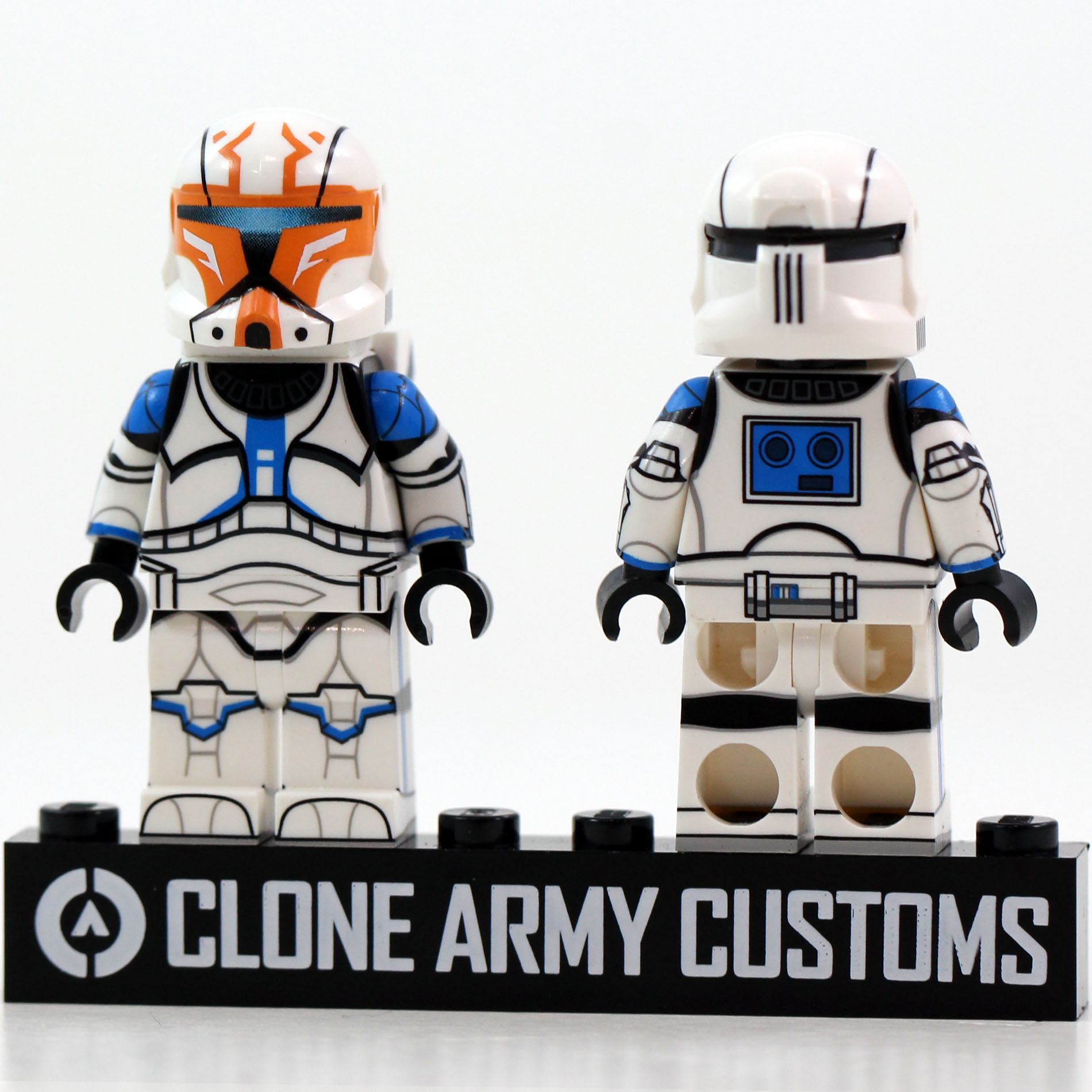 Clone - Commando 332nd Flip White commando armor with 501st style blue ...