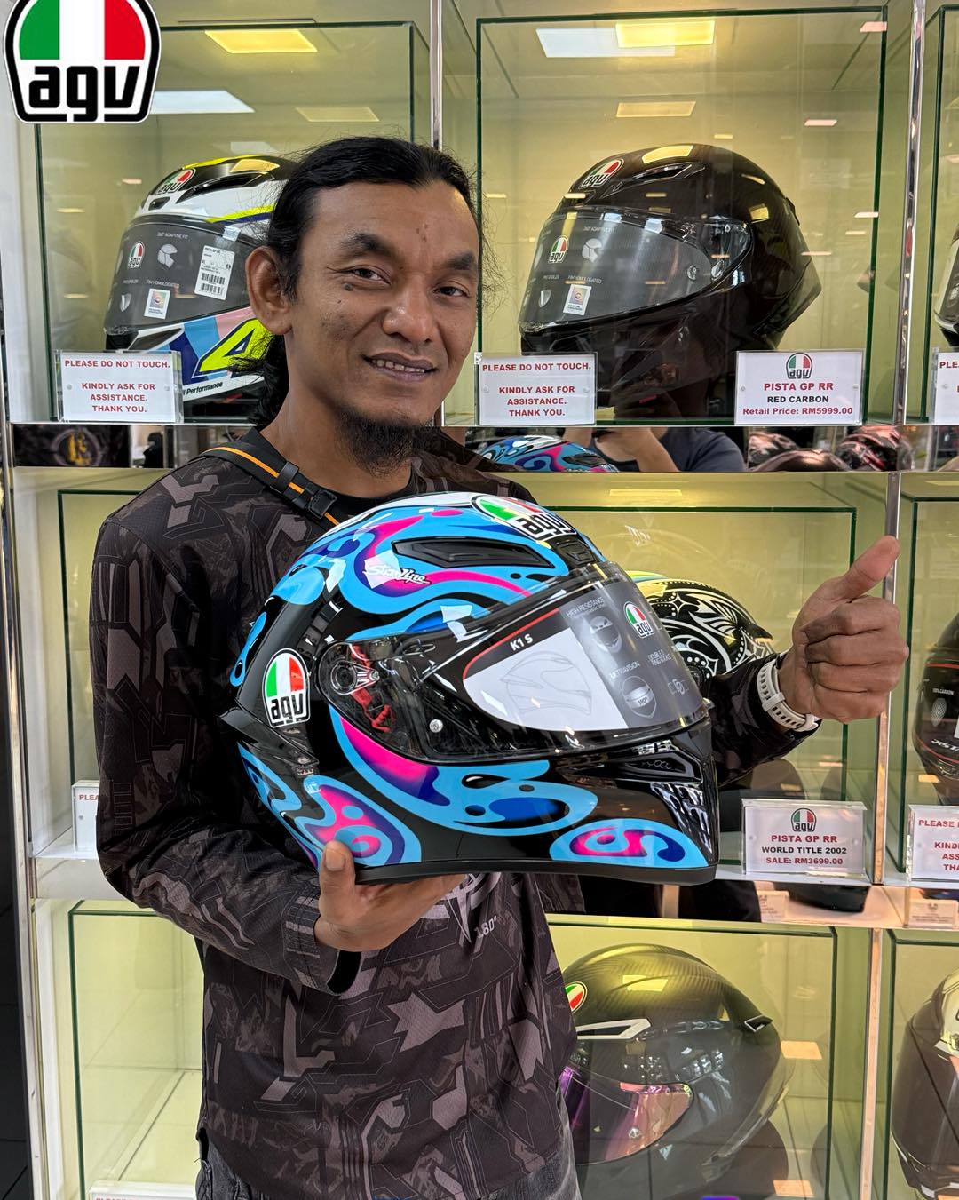 agv k6 s morbidelli 2021 helmet face road helmet in the world AGV K6 S Reeval Helmet