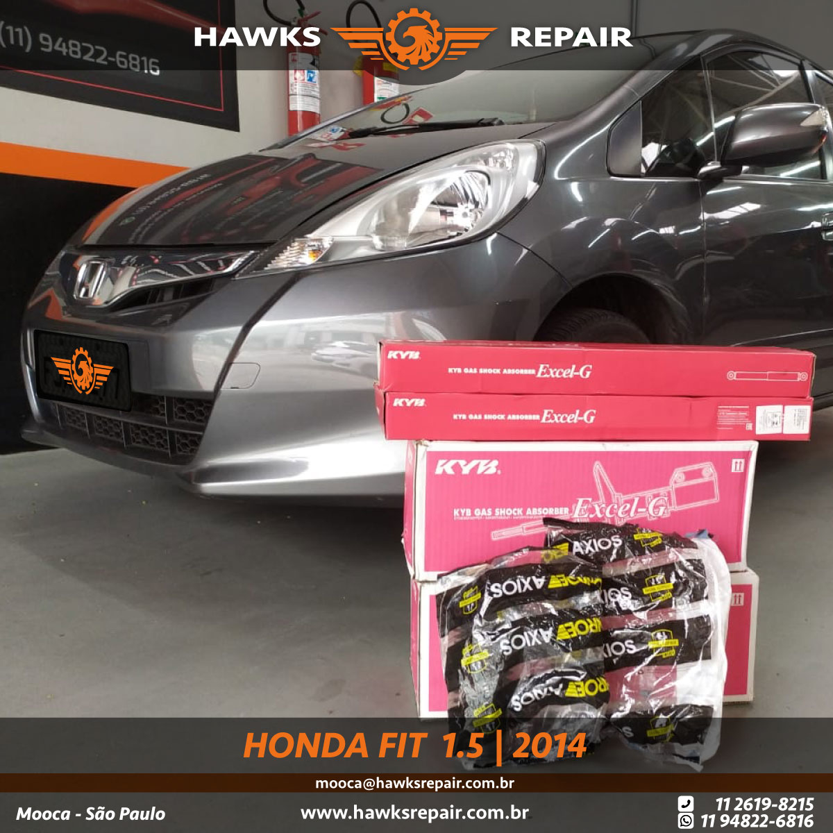 Hawks Repair - #HondaFit 1.5 Flex 2014 Revisão completa... | Facebook