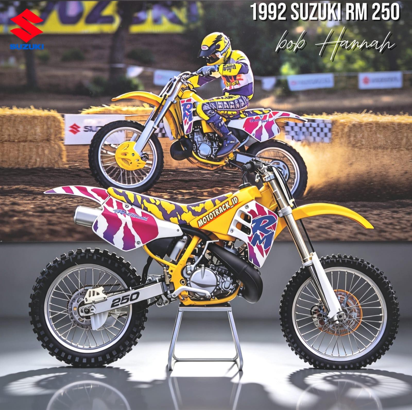 Jeremy McGrath's 1997 250 Suzuki (Photo Courtesy @bj898 via Instagram)